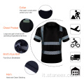 ANSI High Visibility Work T-shirt Shirt Sicurezza riflessiva